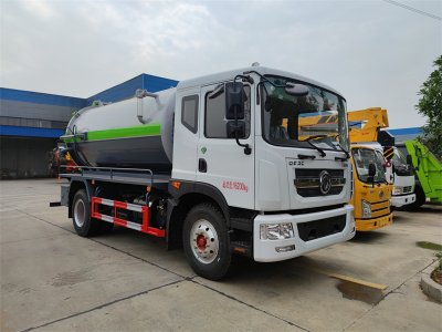 抽吸運(yùn)輸污水淤泥、糞便、沼液罐式車(chē)，國(guó)六排放吸污車(chē)抽吸快、適用面廣